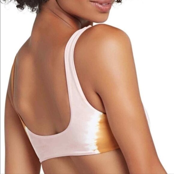 L*SPACE NWT Swimsuit Womens XL Pink Lizzie Tie Dye Bikini Top Bralette - XL - Picture 5 of 10